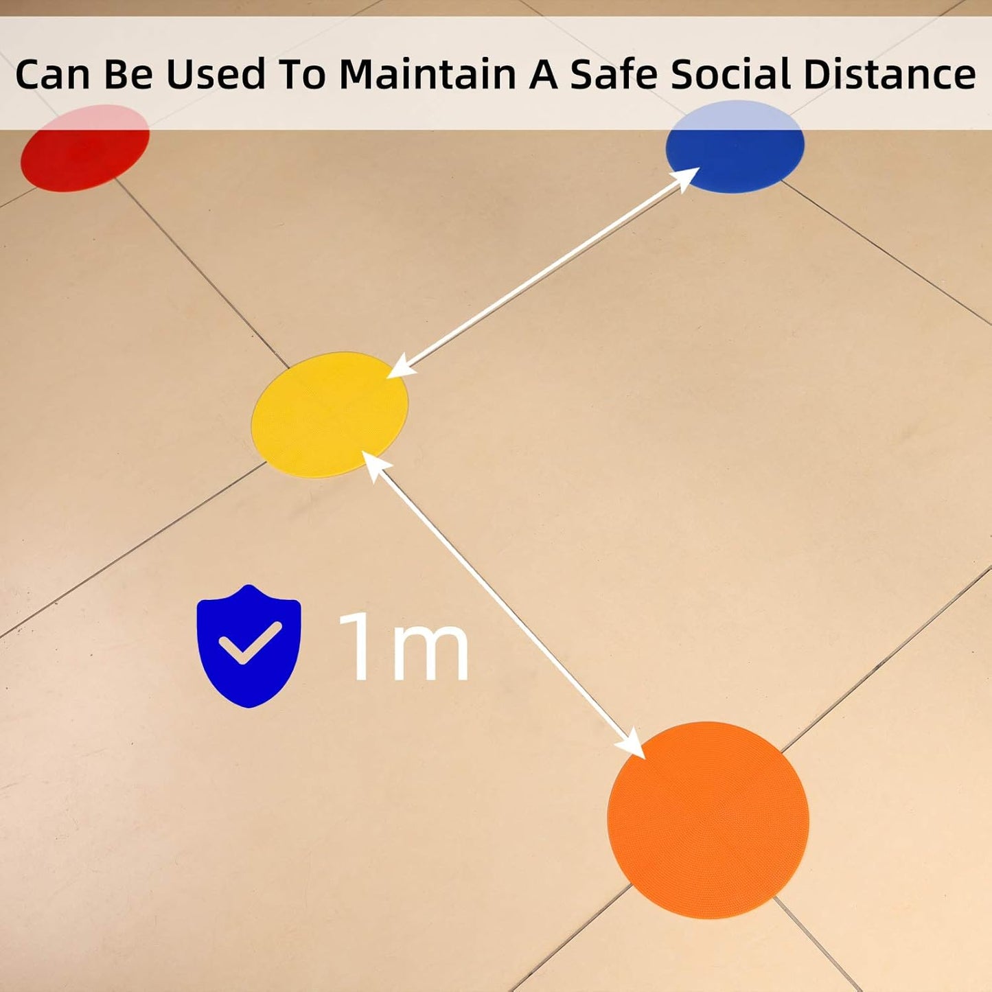 Spot Markers 18 Pcs 9 Inch 10 Inch Non Slip Rubber Agility Markers for Football, Basketball Training Markers,School Activities, Exercise Drills