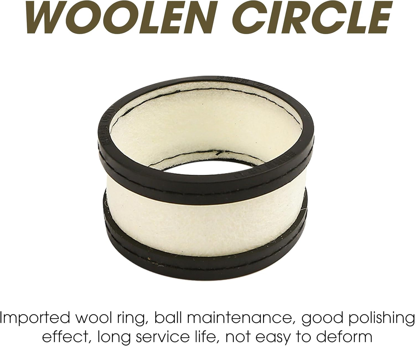 16 Laps Billiard Ball Cleaning Machine Wool Ring, Upgraded Pool Ball Cleaner Polisher with Circle Attachment Fit for Regal, Not Easy to Deform, Long Service Life, Accessories for Polishing Ball