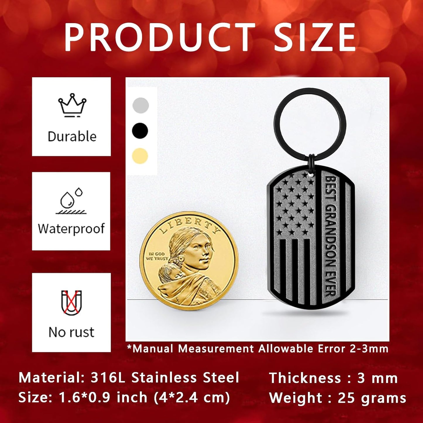 Football/Baseball/Soccer/Basketball Keychain for Men First Communion Baptism Confirmation Mens Gifts