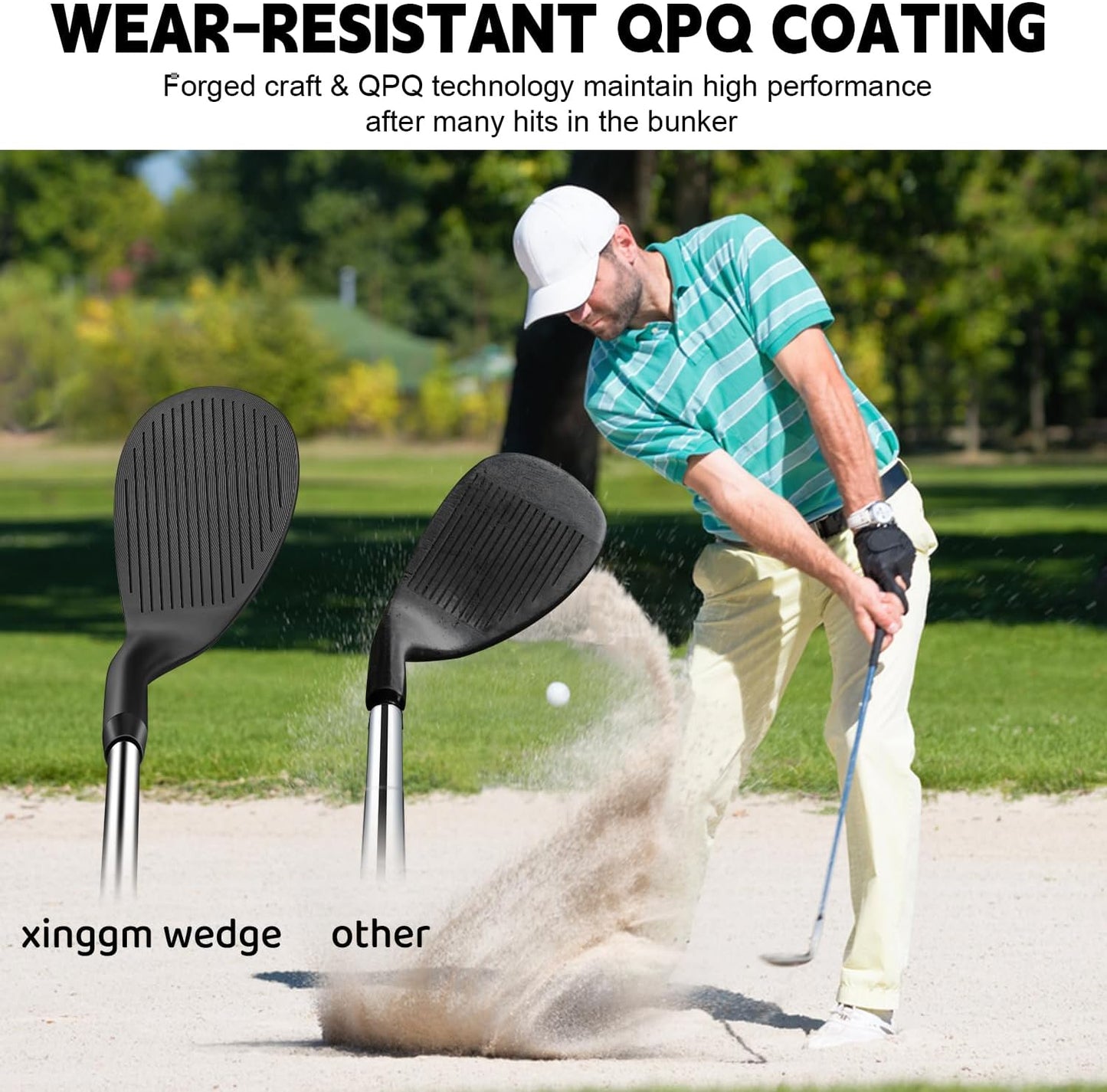 Forged Golf Wedge Set for Men or Individual 48/50/52/54/56/58/60/68/70/72 Degree RH Gap Wedge Sand Wedge Easily Escape from Bunker,Milled Face for More Spin