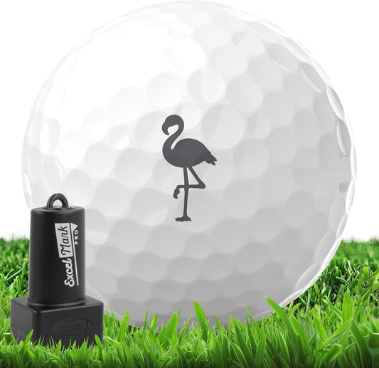 ExcelMark Pro Golf Ball Stamp - Easy Ball Identification - Choose from 25+ Styles and 4 Colors!