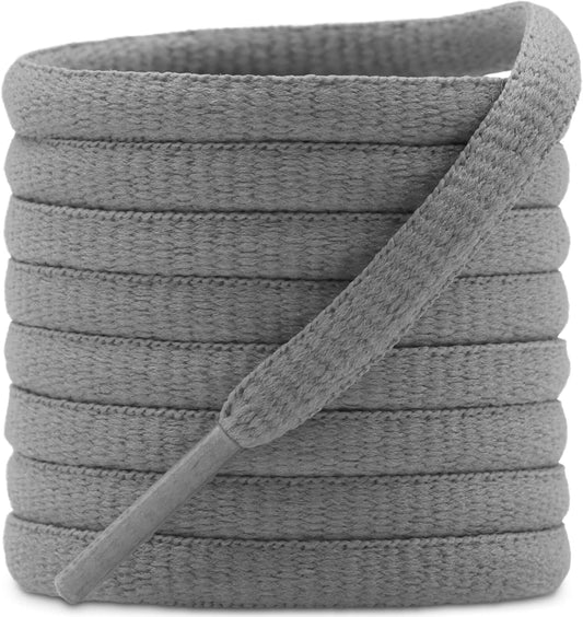 DELELE 2Pair Oval Shoes laces 42 Colors Half Round 1/4" Athletic ShoeLaces for Sport/Running Shoes Shoe Strings