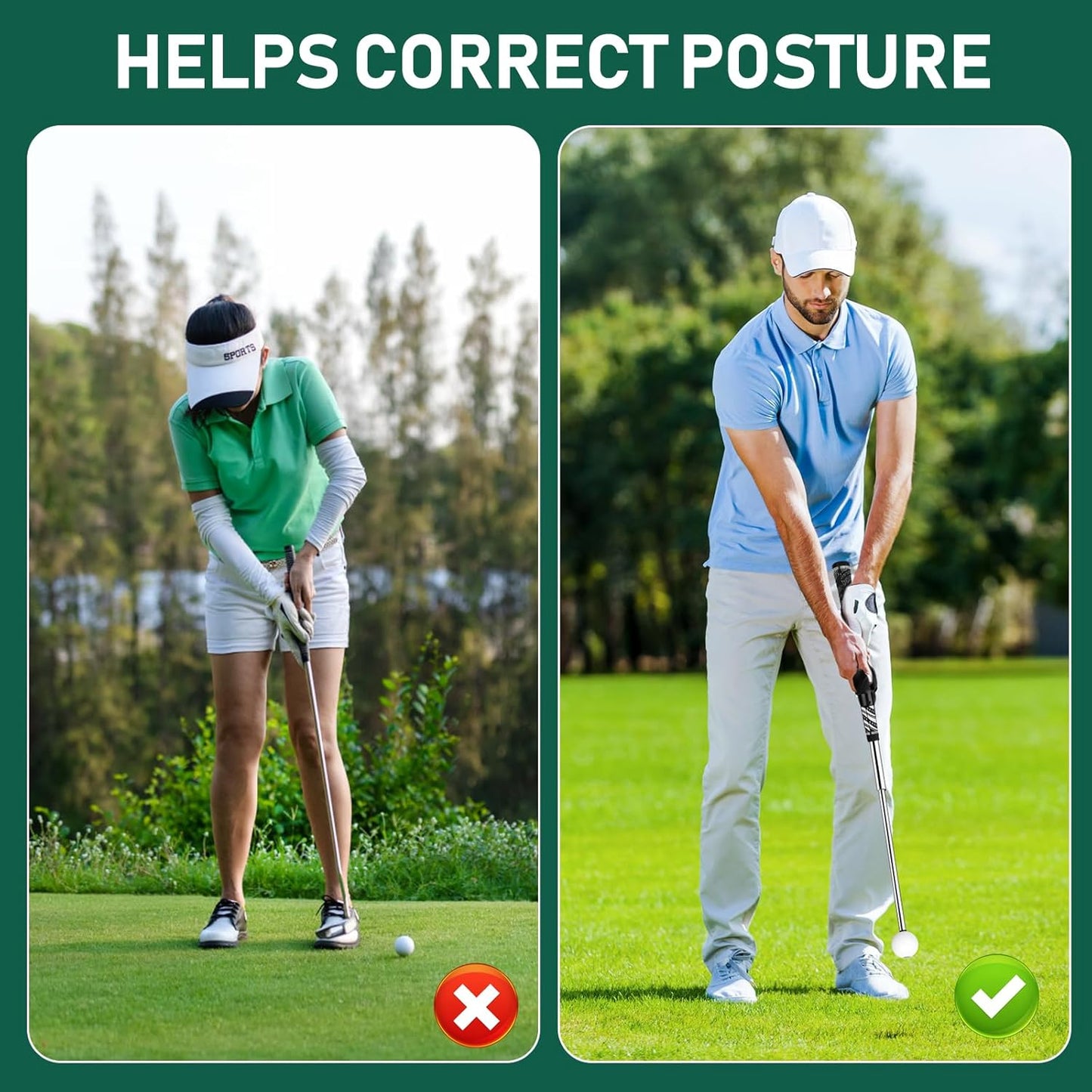 Golf Grip Swing Training Aid - Retractable Click Club Trainer Indoor Practice Warm Up Stick Flexible Telescopic Short Club Tempo Sound Release Trainer Devices