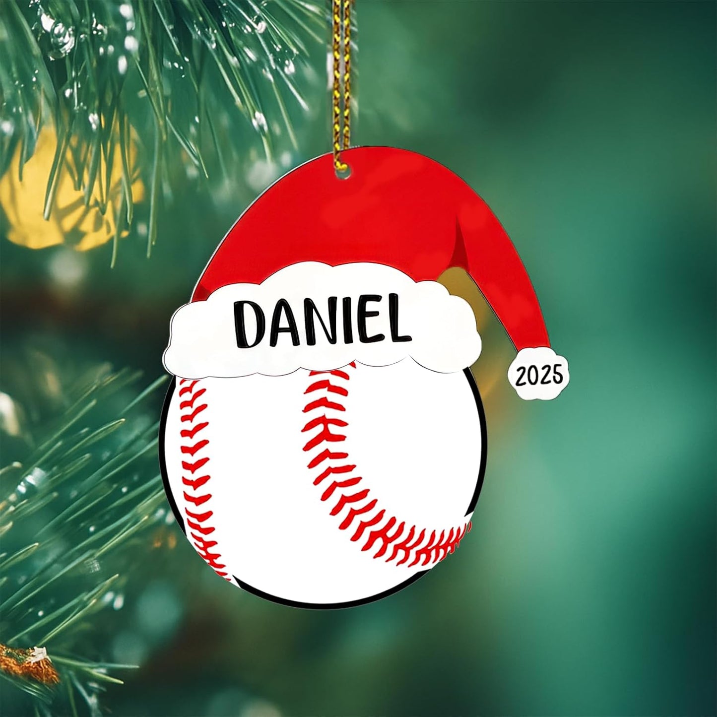 Personalized Baseball Christmas Ornaments 2025, Baseball Ornaments for Christmas Tree, Team Ornament, Custom Coach Gifts, Hanging Decor, Gifts for Sports Lovers Boys, Xmas Gift 2025