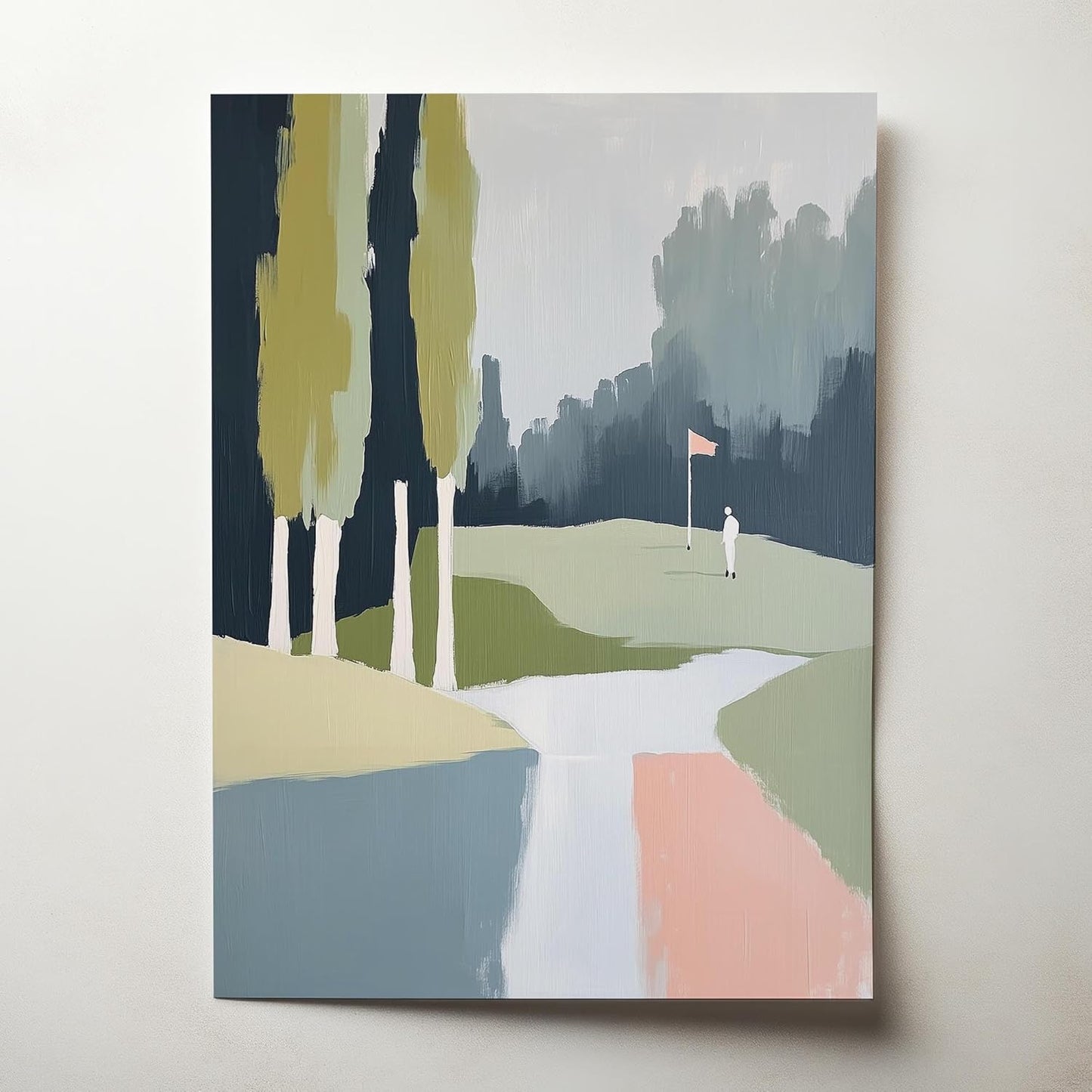 Golf Impressionist Art Print Posters - Premium Giclee Fine Art Prints - Sporty and Sophisticated Home Decor Posters, Golfer Art Prints for Home and Office Decor - Vintage Aesthetic, Ready to Frame
