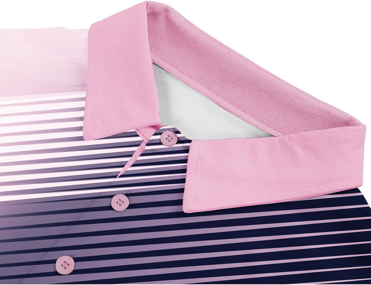 SCODI Mens Golf Shirt Moisture Wicking Performance Sport Short Sleeve Print Golf Polo Shirts for Men