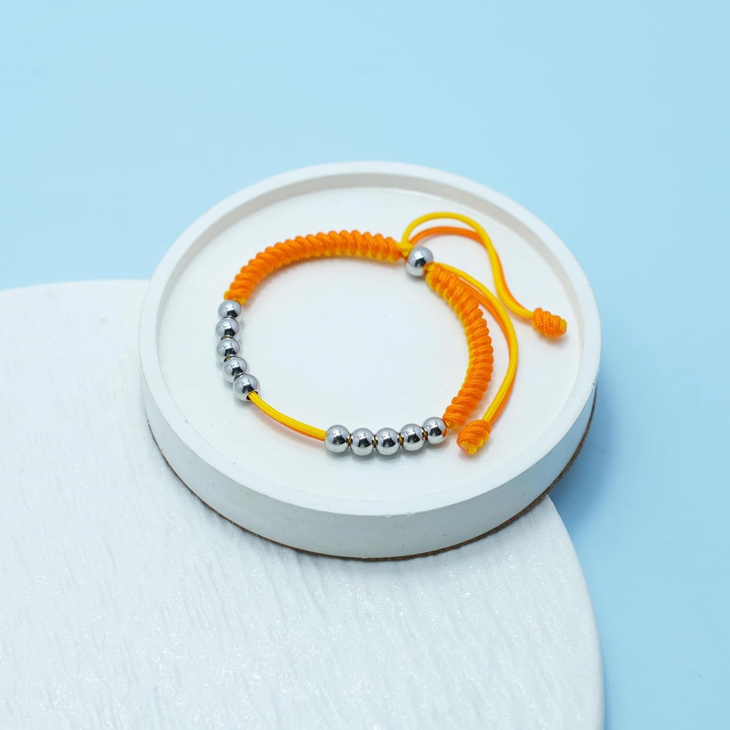 LAMIBEE Golf Stainless Steel 10 Bead Score Counter Bracelet, Golf Stroke Count Bracelet, Resizable Easy to Adjust Golf Round Scoring Tracker, Durable Stylish Golf Accessory