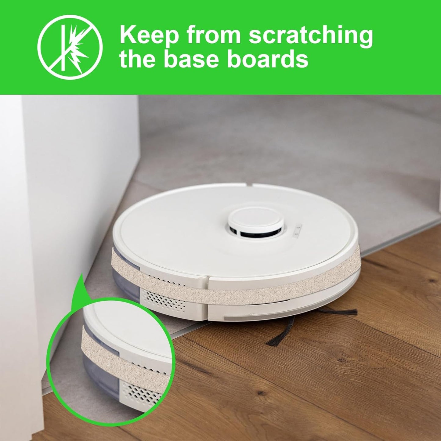 Felt Strips with Adhesive Backing, 2 Rolls 1x60 Inches Beige, Felt Tape with Adhesive Backing, Furniture Felt Strips