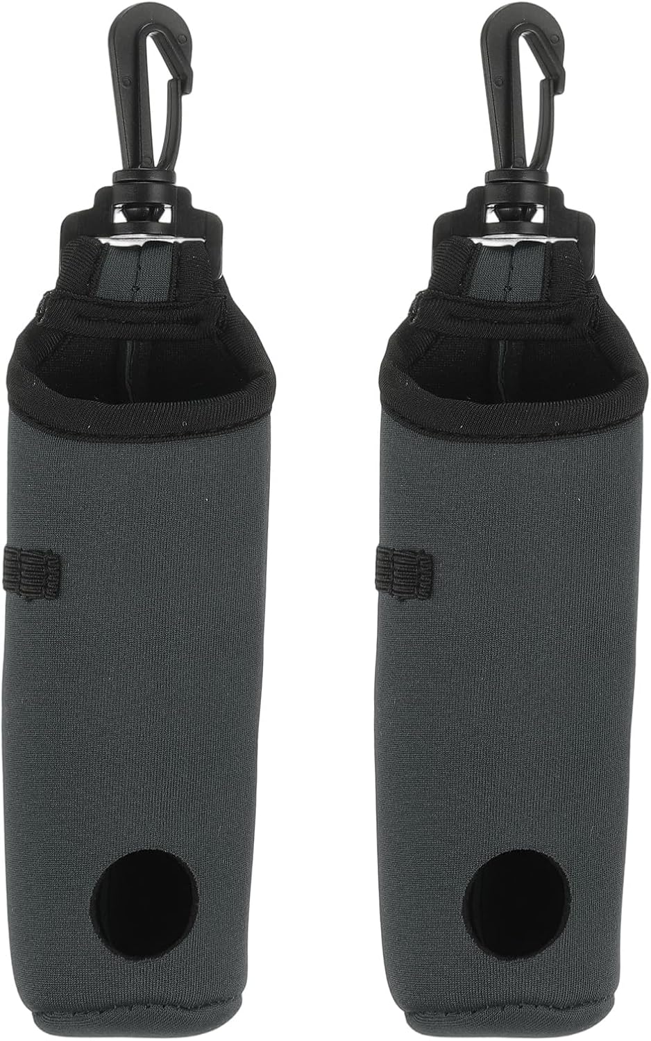 uxcell Golf Ball Carry Bag, Waist-Mounted Storage Bag Neoprene Golf Tee Holder Pouch with Lightweight Hook for Men and Women