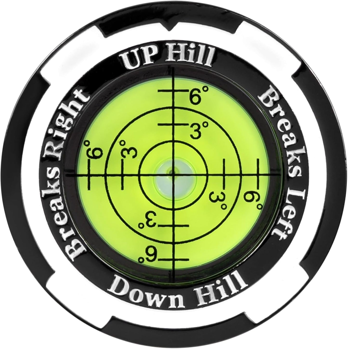 GreenNav Pro-High Precision Golf Green Reader & Golf Ball Marker with Horizontal Bubble Level, Essential Slope & Putt Line Reading Aid, Golf Accessories for Men Women