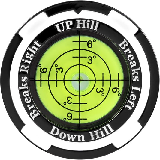 GreenNav Pro-High Precision Golf Green Reader & Golf Ball Marker with Horizontal Bubble Level, Essential Slope & Putt Line Reading Aid, Golf Accessories for Men Women