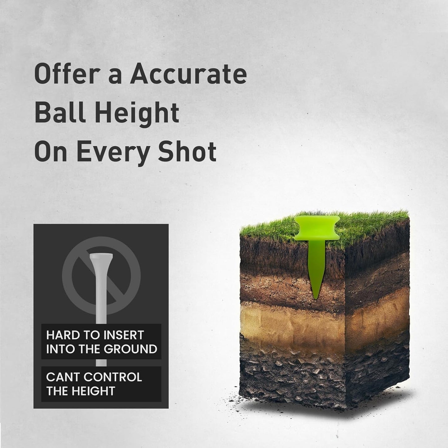 Plastic Golf Castle Tees Step Down Value 200 Count, Unbreakable Mixed or Same Height 1, 1 1/4, 2 3/4, 2 1/4, 2, 1 3/4, 1 1/2 Inch Length Colorful Pack for Practice