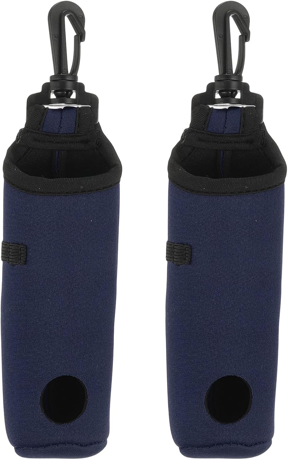 uxcell Golf Ball Carry Bag, Waist-Mounted Storage Bag Neoprene Golf Tee Holder Pouch with Lightweight Hook for Men and Women