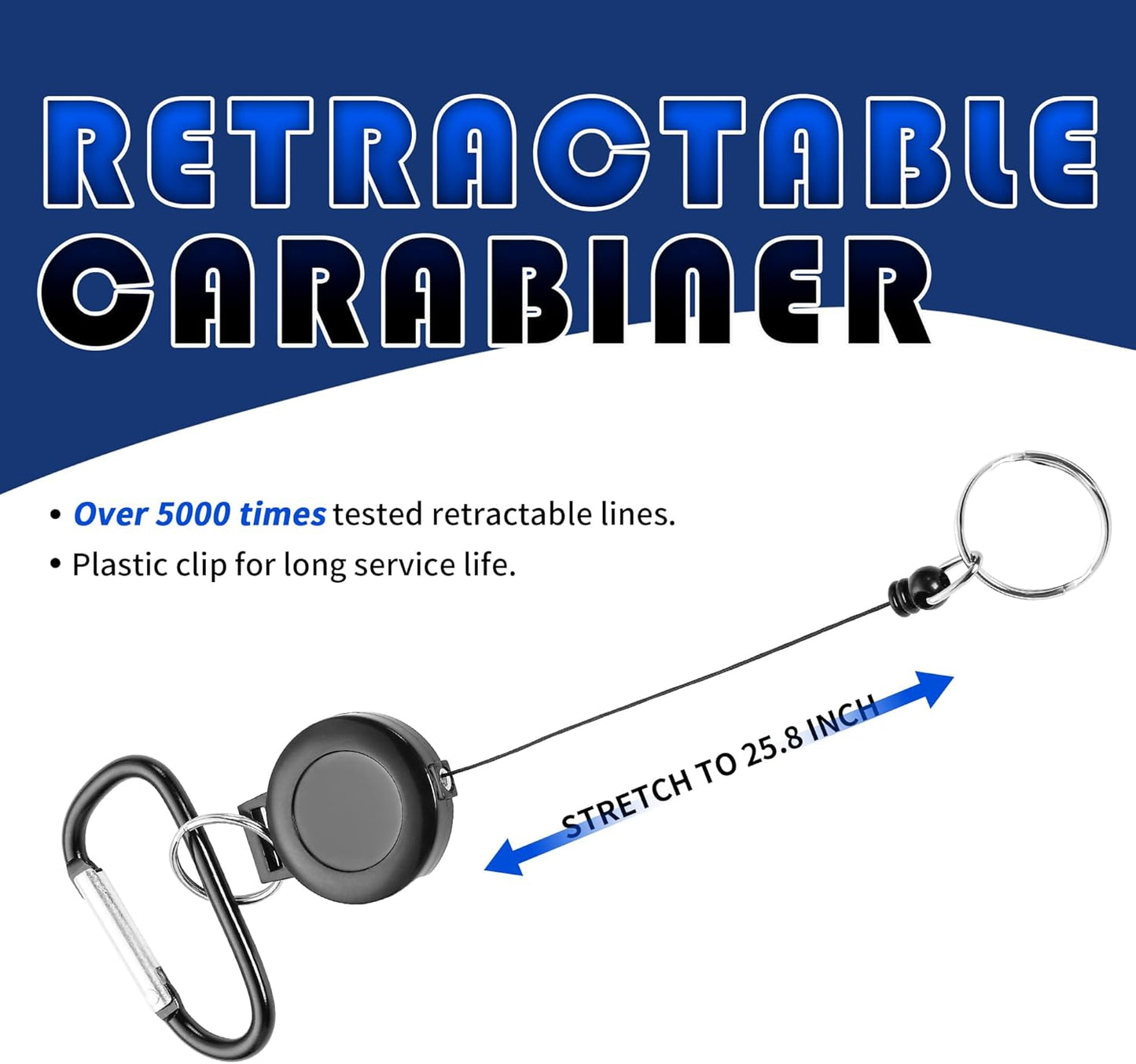 Mile High Life Golf Club Brush, Club Groove Cleaner with 2 Ft Retractable Extension Cord and Aluminum Carabiner, Golf Bag Accessories for Men and Women