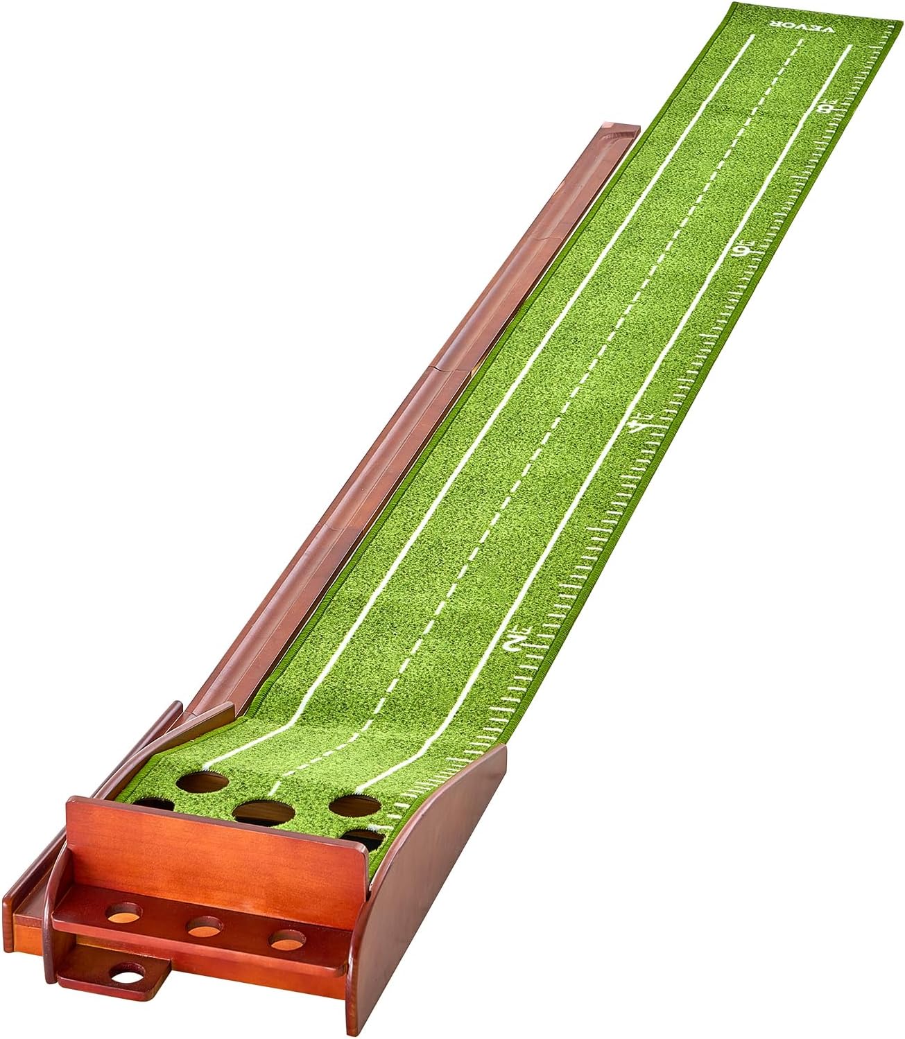 VEVOR Golf Putting Mat, Putting Green Indoor, Putting Matt for Indoors, Sports Spin n Putt Golf Game, Perfect Practice Putting Mat, Golf Putting Mats Practice Auto-Ball Return