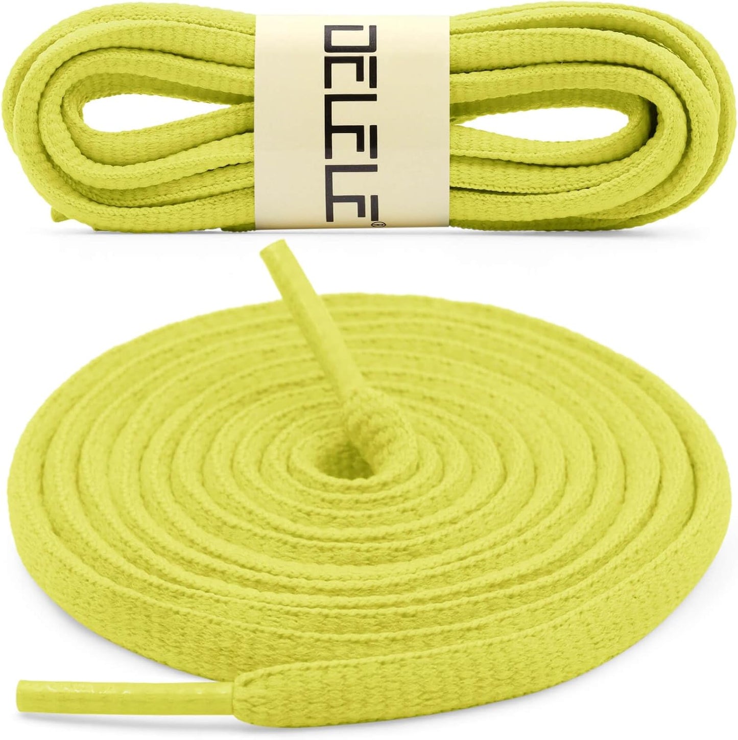 DELELE 2Pair Oval Shoes laces 42 Colors Half Round 1/4" Athletic ShoeLaces for Sport/Running Shoes Shoe Strings