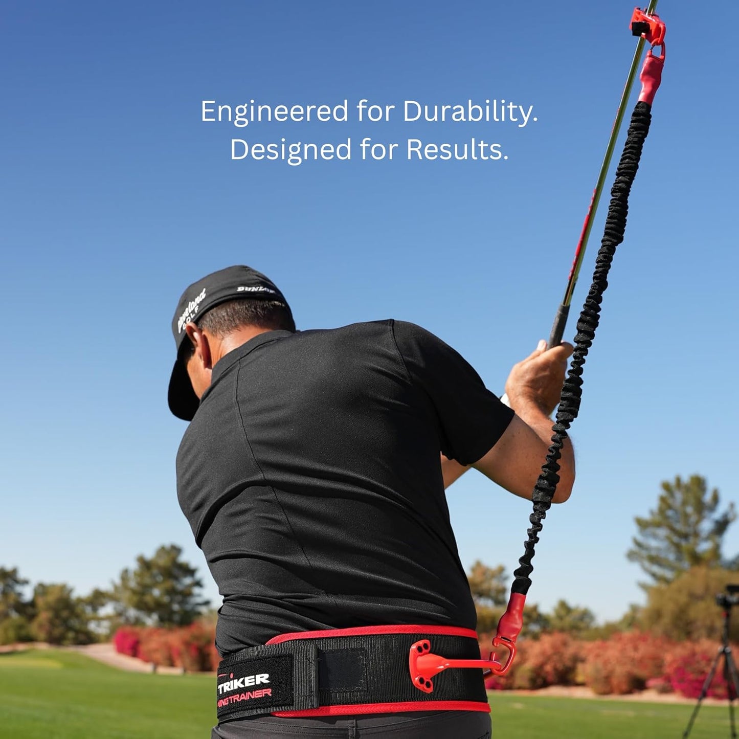 Tour Striker Swing Trainer – Golf Swing Trainer Aid for Muscle Memory & Proper Swing Path – Improves Inside‑Out Strike, Tempo & Consistency – Indoor & Outdoor Use