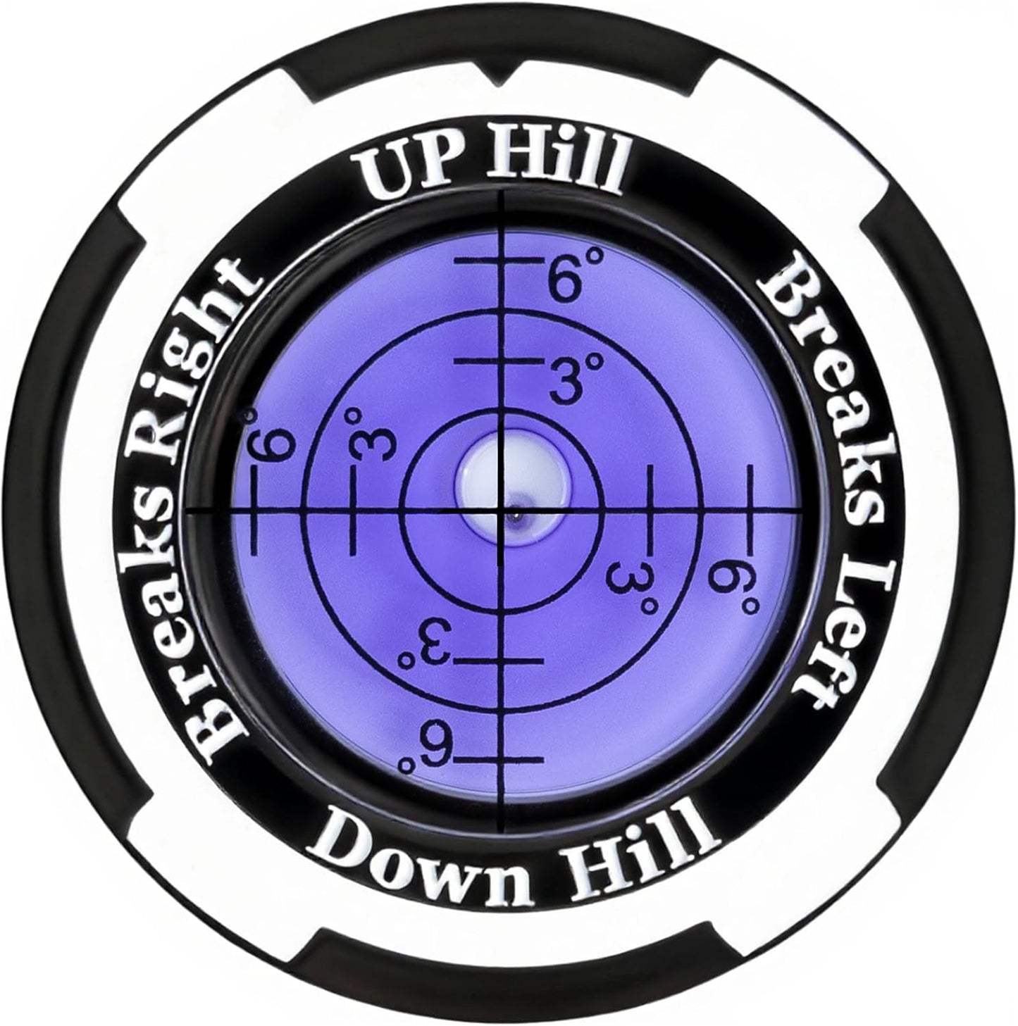 GreenNav Pro-High Precision Golf Green Reader & Golf Ball Marker with Horizontal Bubble Level, Essential Slope & Putt Line Reading Aid, Golf Accessories for Men Women