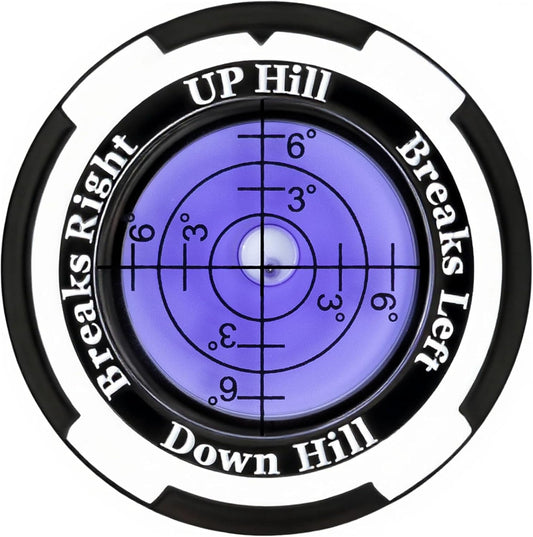 GreenNav Pro-High Precision Golf Green Reader & Golf Ball Marker with Horizontal Bubble Level, Essential Slope & Putt Line Reading Aid, Golf Accessories for Men Women