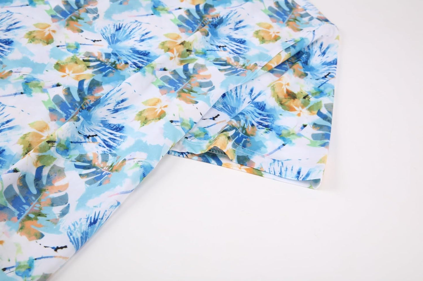 Alex Vando Mens Hawaiian Golf Shirt Moisture Wicking Digital Print Golf Shirts for Men