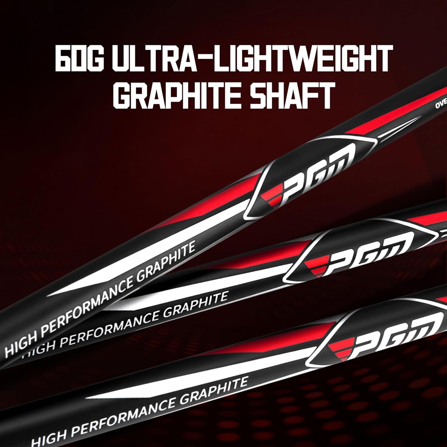 PGM Men's Oversea 9/12 Pieces Complete Golf Club Set with High-Strength Thin Face Design 460cc Driver High Forgiveness Ideal for Beginners