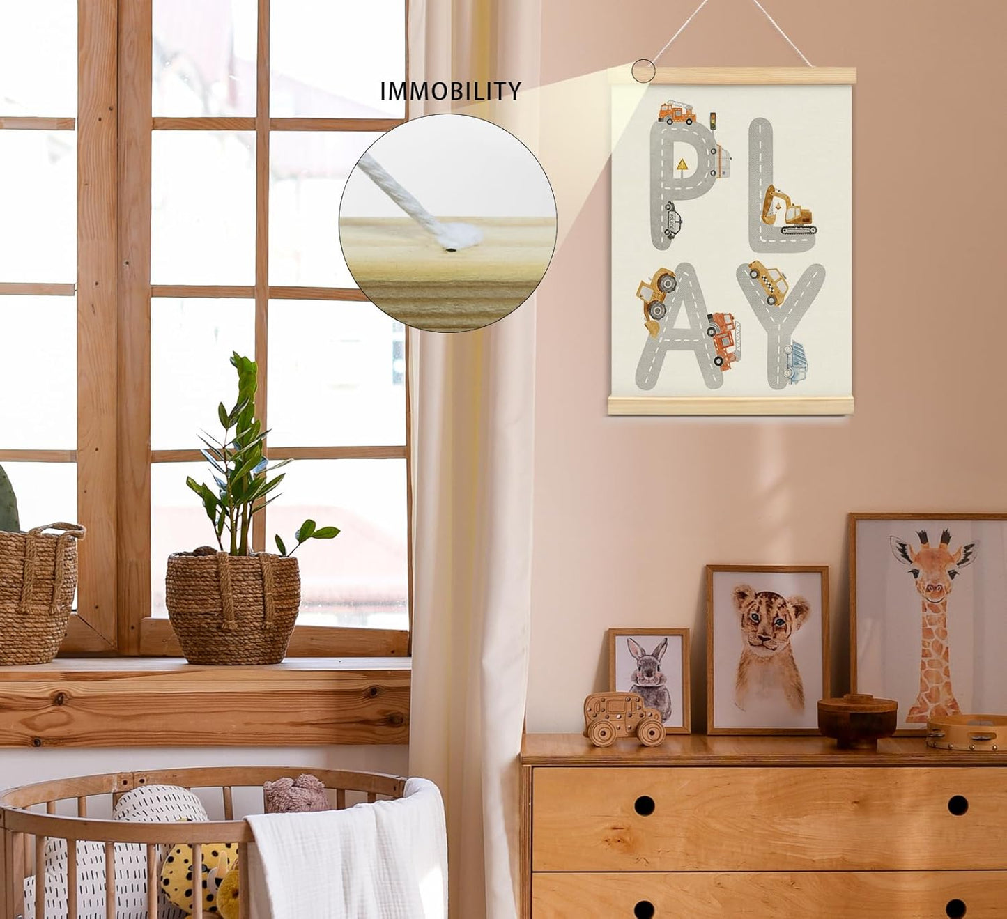 KDHTY Toddler Boy Room Decor,Cars Decor for Boys Room,Playroom Wall Decor Canvas Hanging Banner,Nursery Toddler Room Decor Kids Playroom Art,Reading Corner Decor,12 x 16 Inch,Set of 2