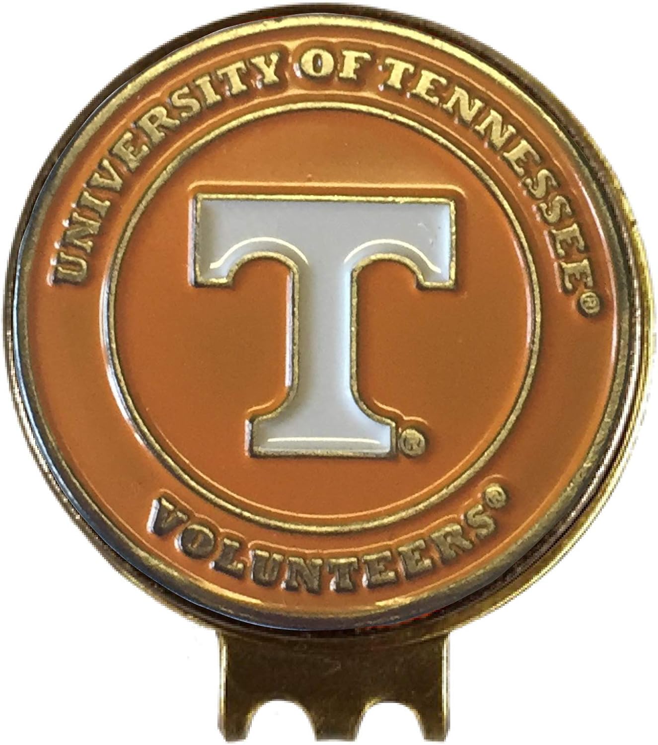 Magnetic Golf Hat Clip with 2 Double-Sided Golf Ball Markers – Easily Attaches to Golf Cap – Made of Stainless Steel & Ideal for Avid Golfers