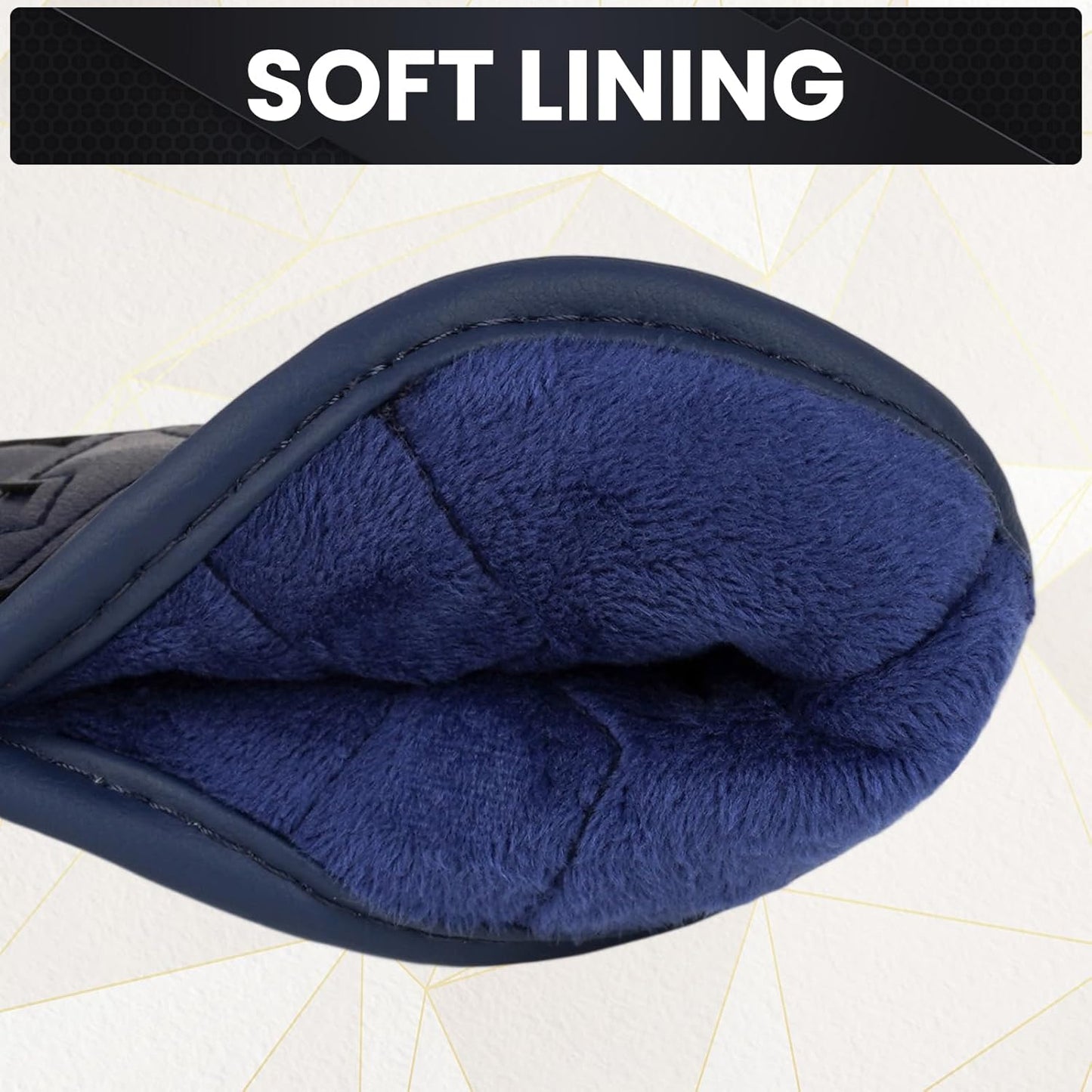 Magnetic Golf Iron Covers Set 10 Pcs Golf Iron Headcovers PU Leather Easy Off/On Protective Cover