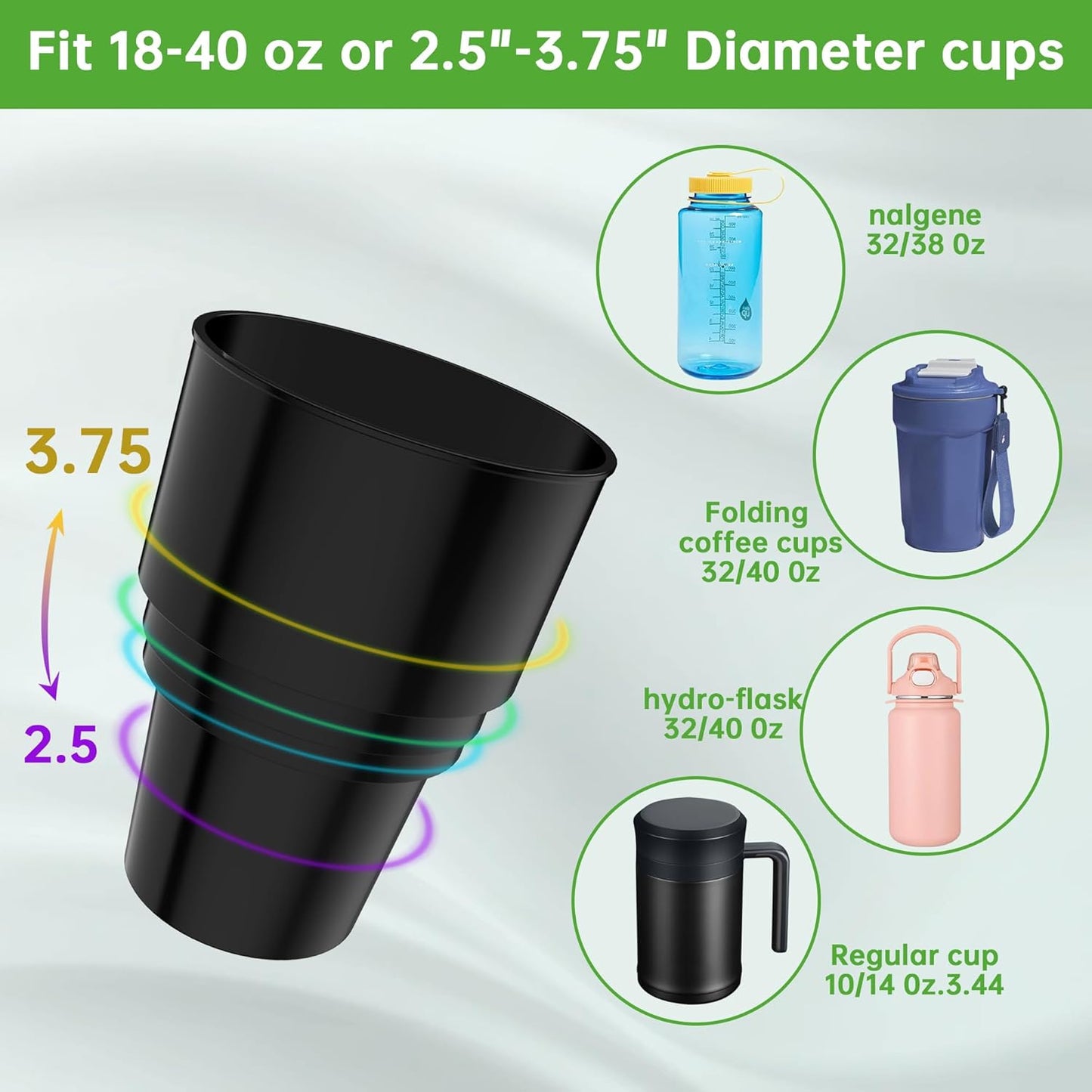 10L0L 2 Pack Golf Cart Cup Holder, Dash Adapter for Portable Propane Heater Cylinder, Universal Replacement Drink Holder for Yamaha EZGO Club Car