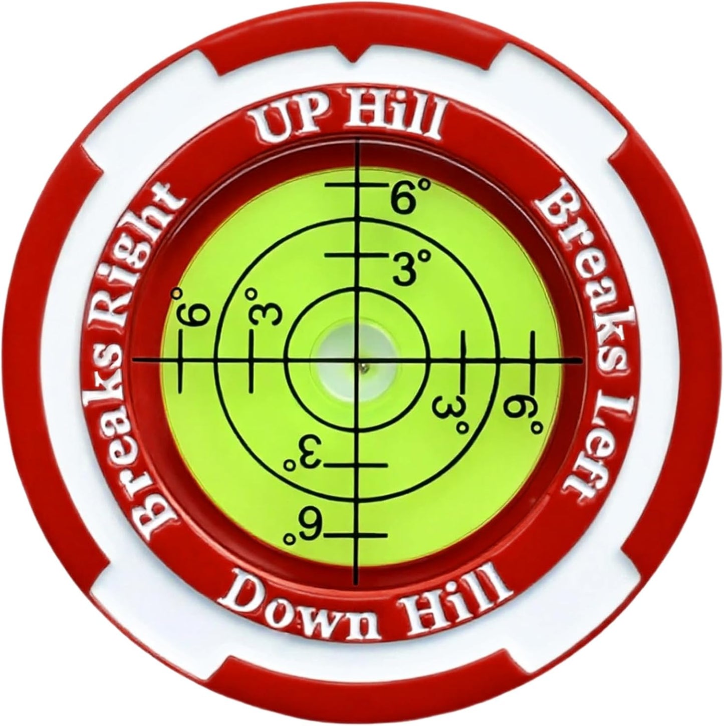 GreenNav Pro-High Precision Golf Green Reader & Golf Ball Marker with Horizontal Bubble Level, Essential Slope & Putt Line Reading Aid, Golf Accessories for Men Women