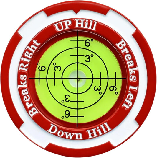 GreenNav Pro-High Precision Golf Green Reader & Golf Ball Marker with Horizontal Bubble Level, Essential Slope & Putt Line Reading Aid, Golf Accessories for Men Women