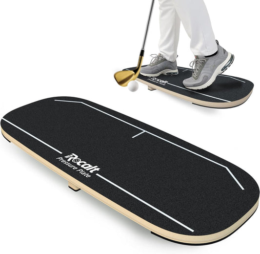 Rocalt Golf Pressure Plate, Golf speed trainer for Indoor Practice, Golf Training Aid &Golf Weight Shift Balance Board for Chipping and Hitting, Improving Strength & keep Tempo