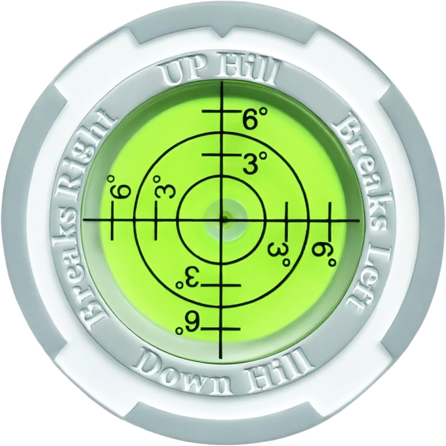 GreenNav Pro-High Precision Golf Green Reader & Golf Ball Marker with Horizontal Bubble Level, Essential Slope & Putt Line Reading Aid, Golf Accessories for Men Women