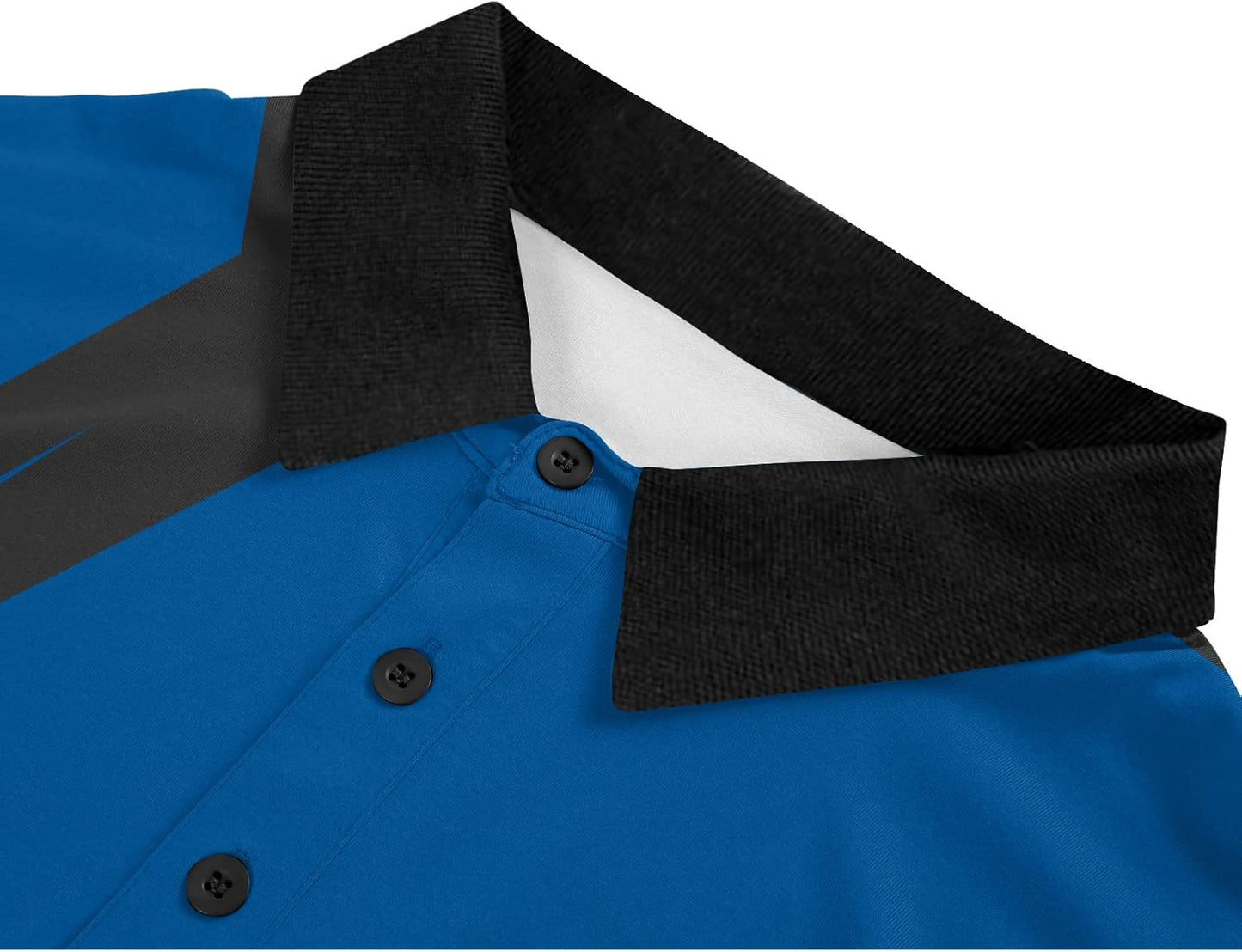 SCODI Mens Golf Shirt Moisture Wicking Performance Sport Short Sleeve Print Golf Polo Shirts for Men