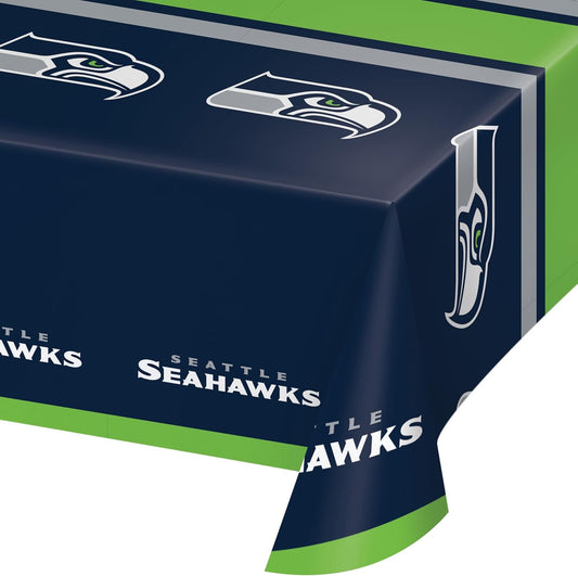 Trendware Seattle Seahawks Plastic Tablecloths, 3 ct