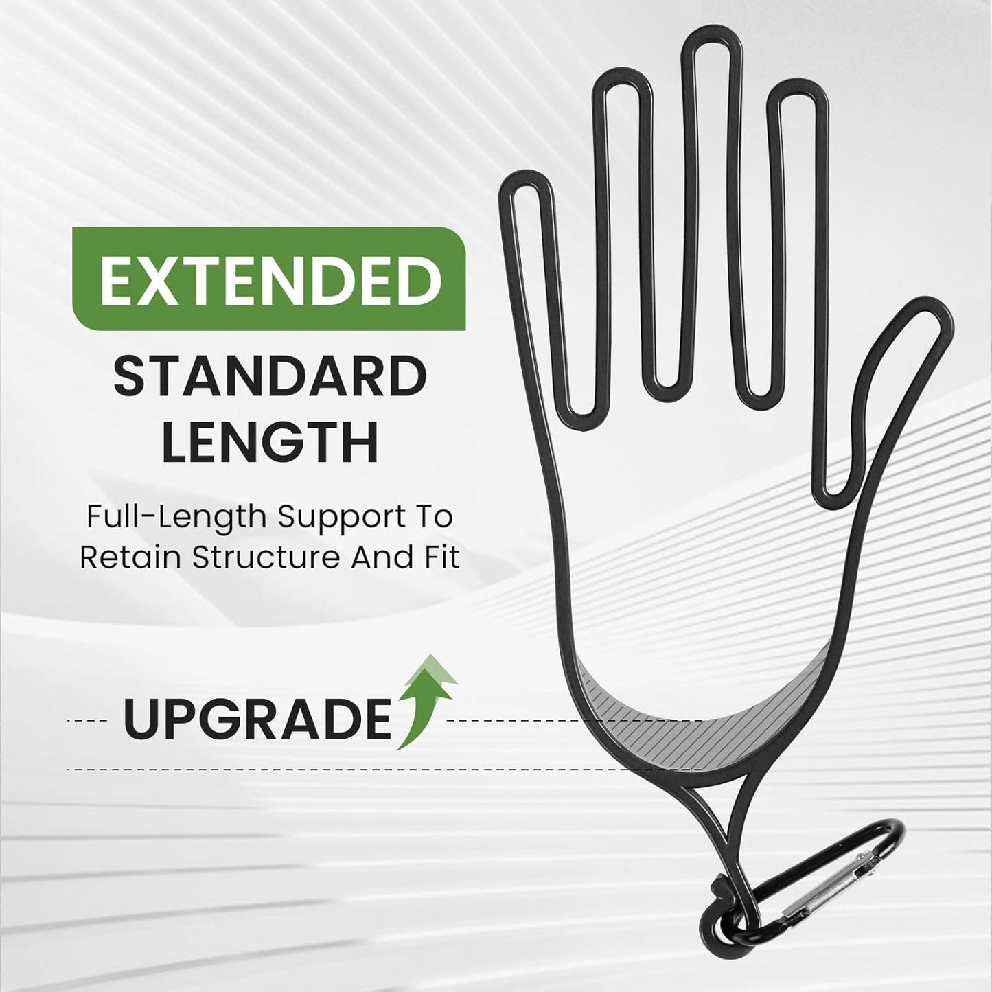 FINGER TEN Golf Gloves Stretcher Holder Hanger Keeper Dryer Shaper Tool Accessories Durable Glove Support Frame Guardian Hook to Bag Gifts for Men Women Golfer