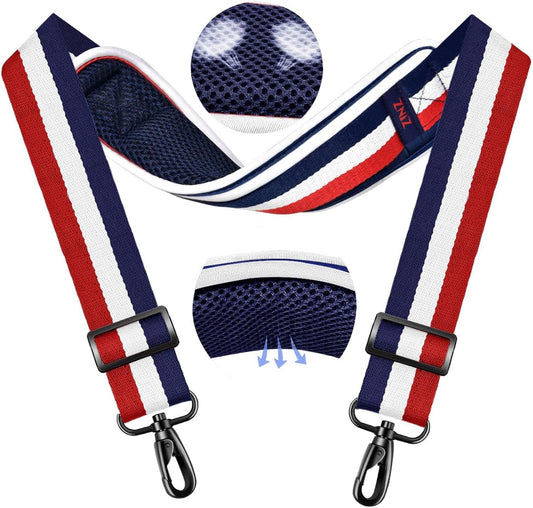 ZINZ 79.5" Universal Strap with Ultra-Thick Fixed Breathable Pad - Adjustable Heavy-Duty Shoulder Strap for Laptop, Crossbody, Luggage, Gym, Camera Bag and More - TW01B05