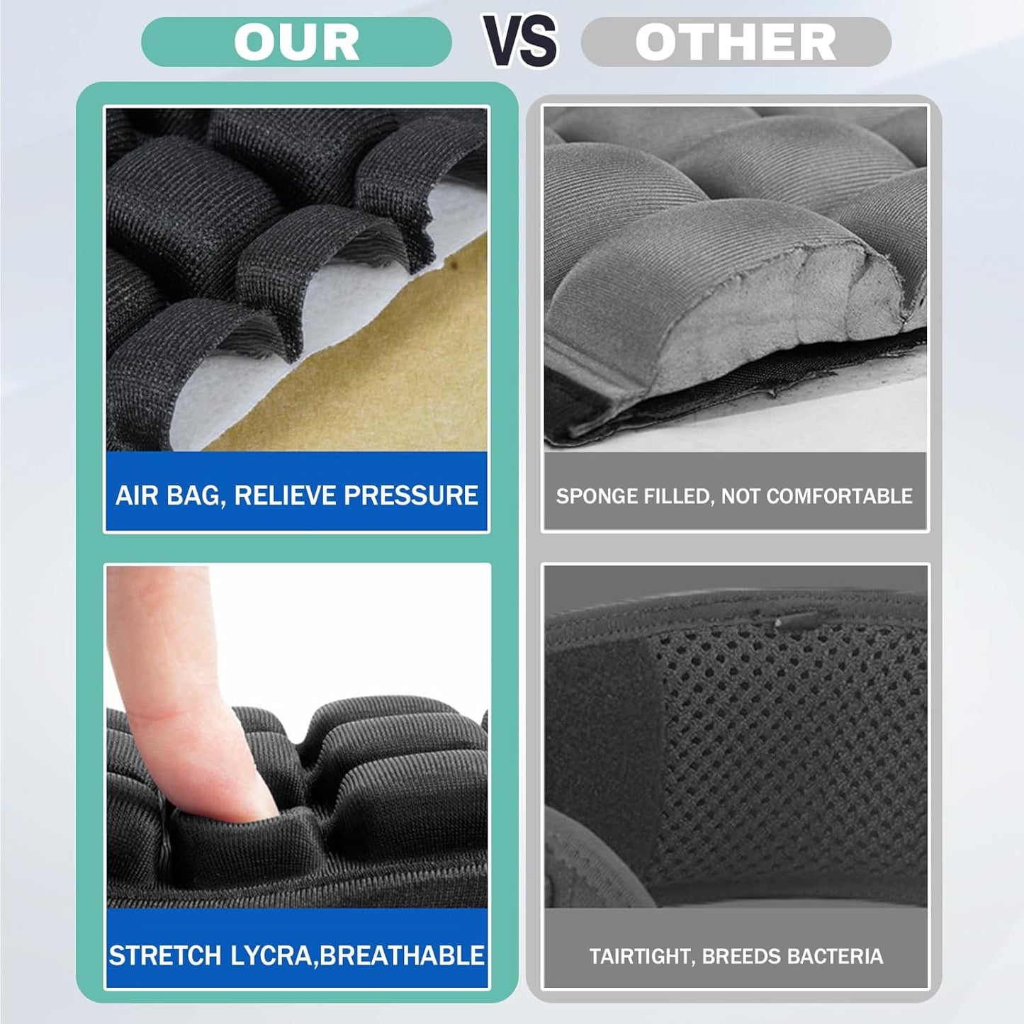 Golf Bag Straps, 3D Air Cushion Anti-Gravity Relieve Stress Universal Adjustable Replacement Strap for Guitar Bag/Fishing Bag/Travel Bag/Medium and Large Backpack