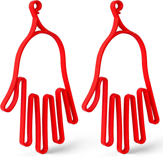 FINGER TEN Golf Gloves Stretcher Holder Hanger Keeper Dryer Shaper Tool Accessories Durable Glove Support Frame Guardian Hook to Bag Gifts for Men Women Golfer