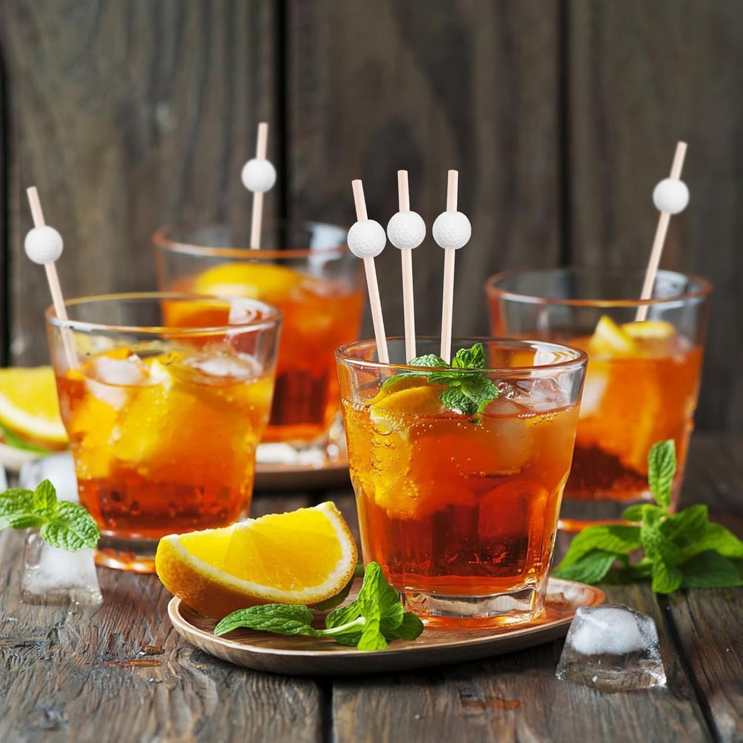 MEMOVAN 4.7 Inch Golf Cocktail Picks 100PCS Golf Theme Toothpicks Golf Skewers Sandwich Fruit Toothpicks for Appetizers Golf Catered Events Buffet Party Supplies