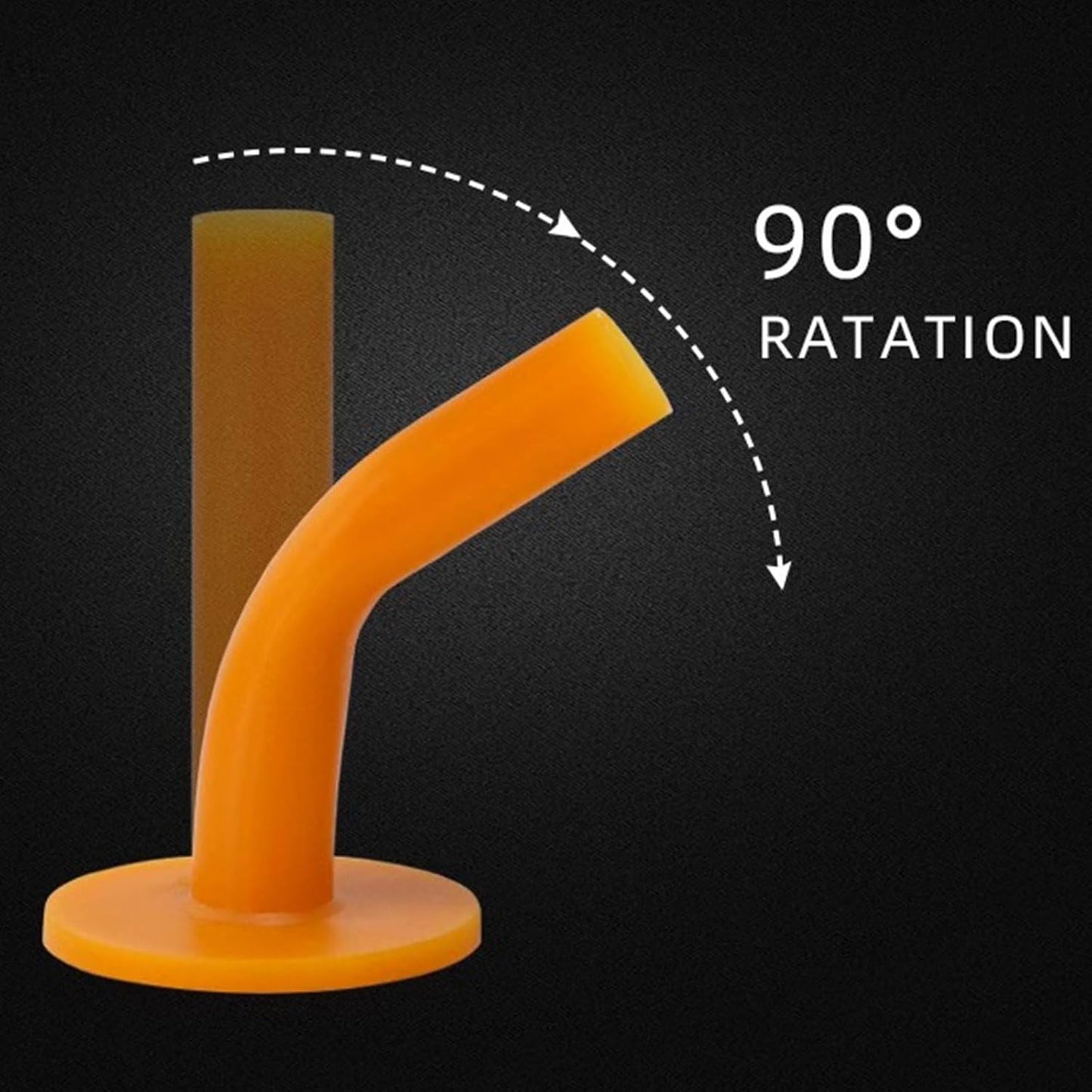 10Pcs Golfing Rubber Tees for Driving Ranges Practice Mat Easy to Carry Tees Holder for Beginner Professional Accessory