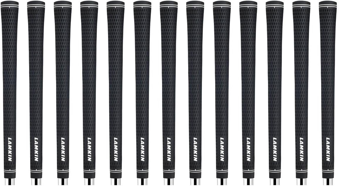 Lamkin Crossline Black Undersize 13 Piece Golf Grip Bundle (
