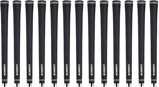 Lamkin Crossline Black Undersize 13 Piece Golf Grip Bundle (
