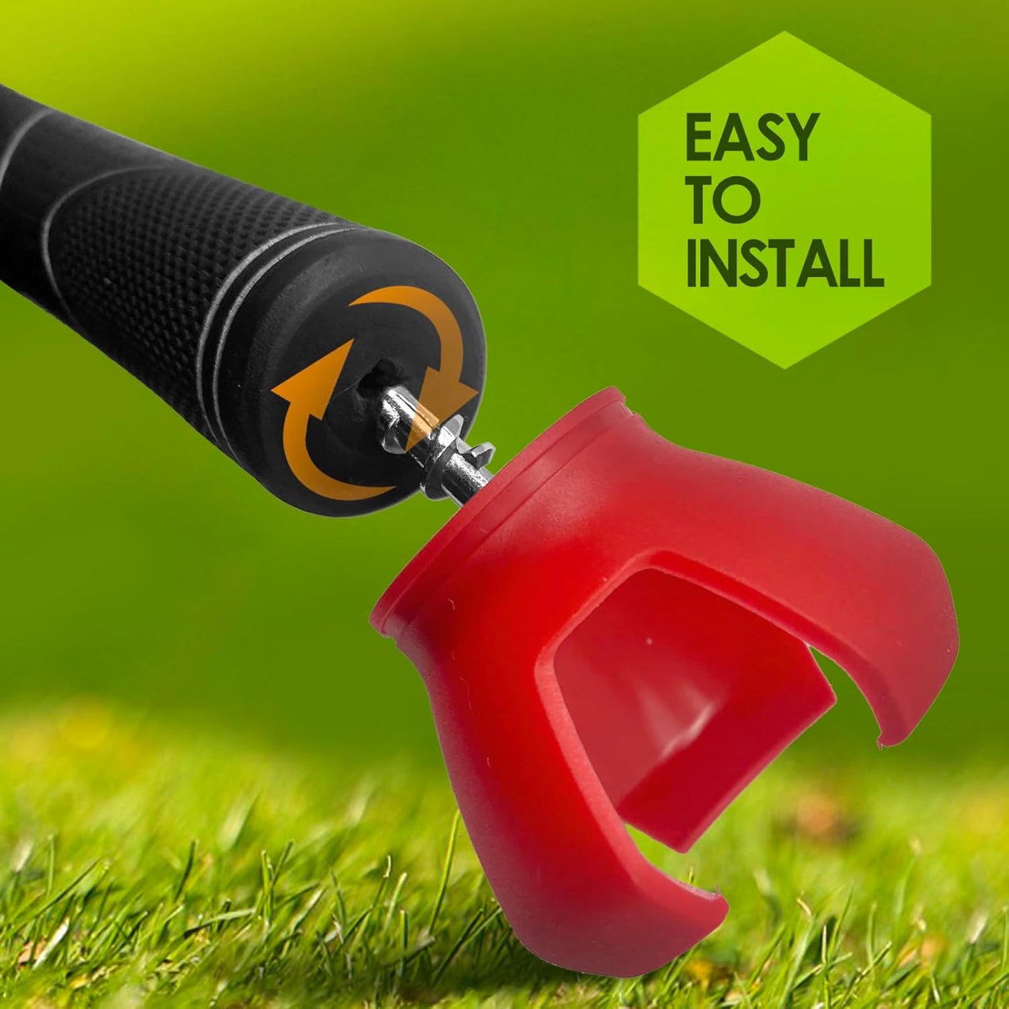 3-Prong Golf Ball Retriever Grabber Pick Up,Back Saver Claw Put On Putter Grip,Suction Cup Ball Grabber,Sucker for Golf Screws Tool