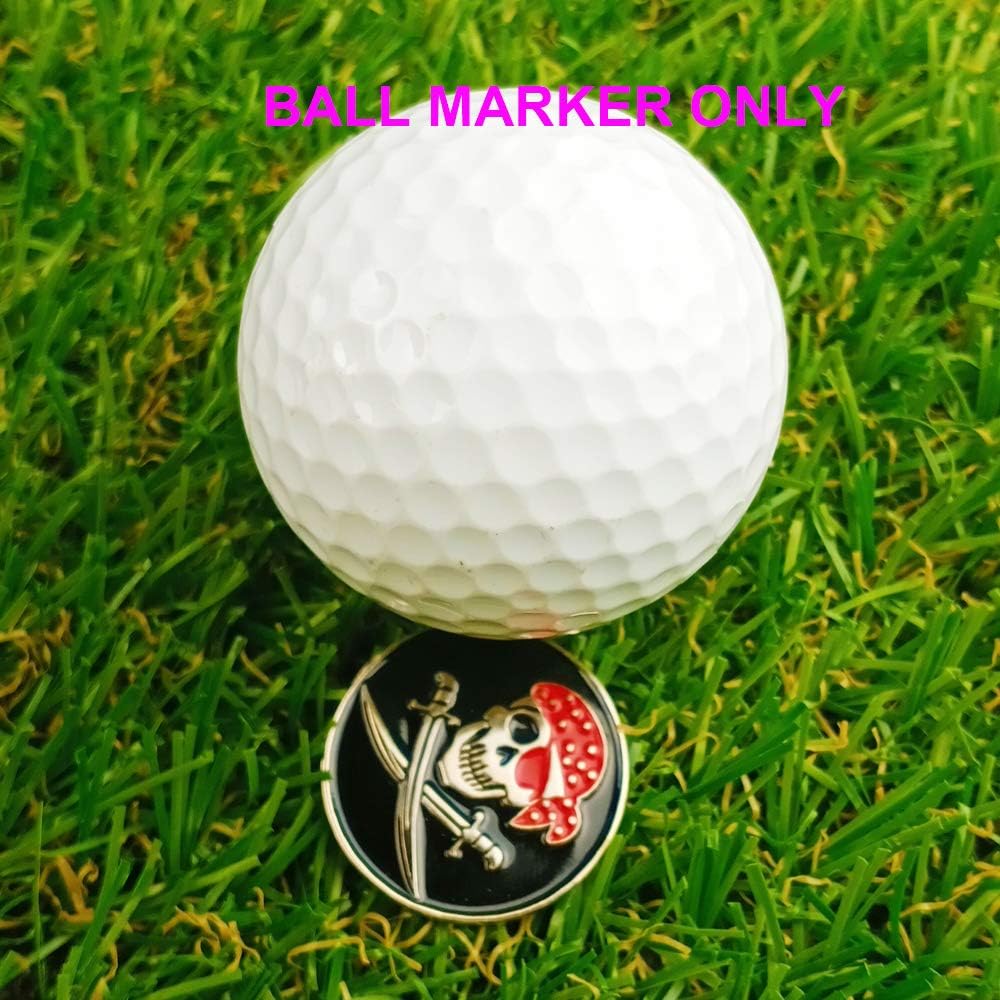 Golf Ball Markers Assorted Patterns Value Pack of 12 Golf Gifts, Golf Cap Clips and Divot Repair Tools Partner Accessories Sets for Men Women Golfer