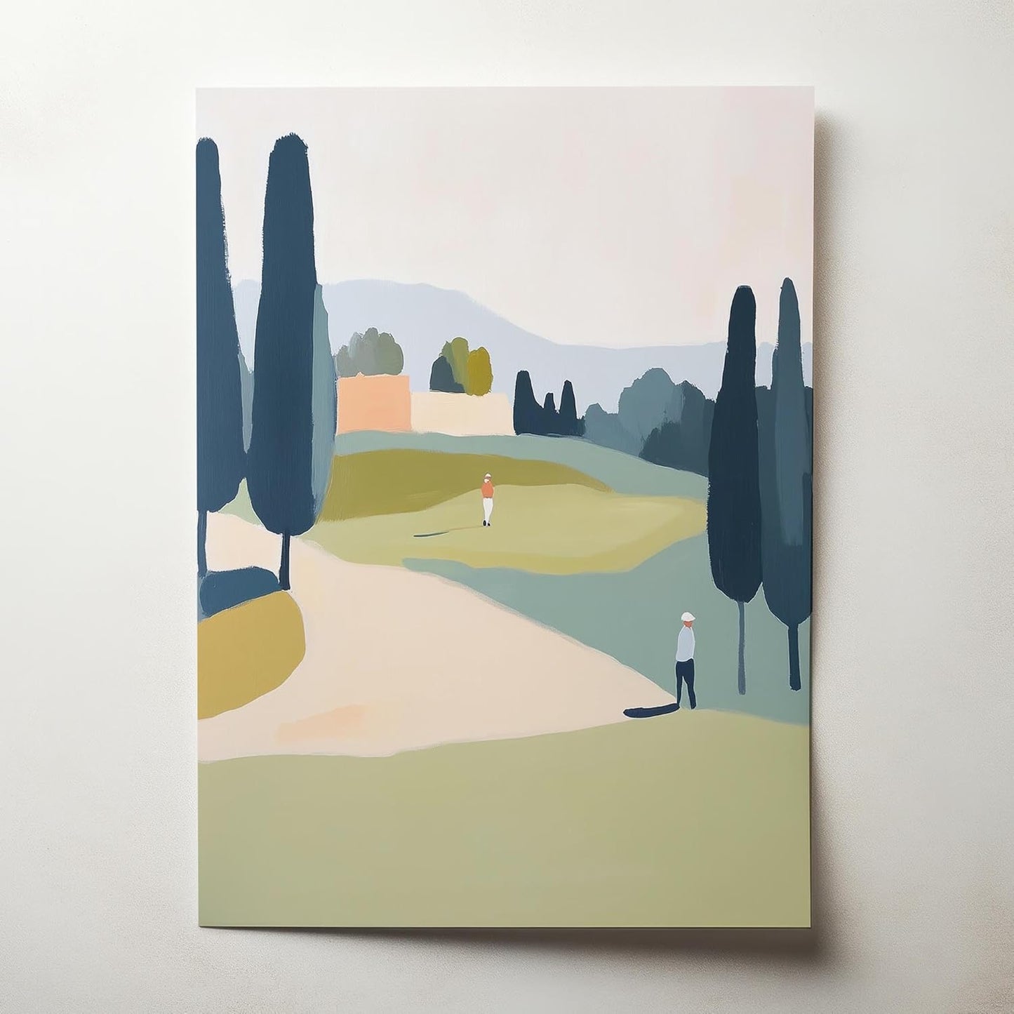 Golf Impressionist Art Print Posters - Premium Giclee Fine Art Prints - Sporty and Sophisticated Home Decor Posters, Golfer Art Prints for Home and Office Decor - Vintage Aesthetic, Ready to Frame
