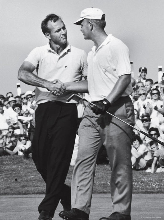 ART.COM Wall Premium Photographic Print Golfer Jack Nicklaus and Arnold Palmer During National Open Tournament by John Dominis, 12" x 16"