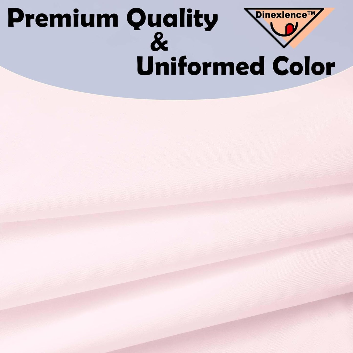 2 Pack Blush Pink Premium Plastic Tablecloth Round 84 Inches Reusable Macaron Pink Decorative Table Cover for Dining, Wedding, Party, Indoor and Outdoor use