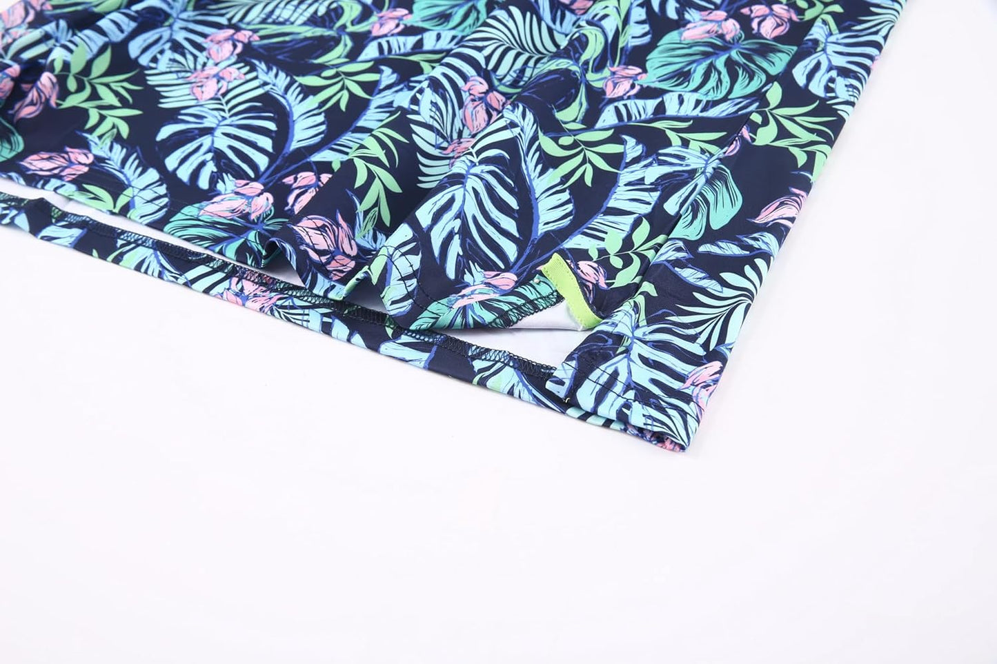 Alex Vando Mens Hawaiian Golf Shirt Moisture Wicking Digital Print Golf Shirts for Men