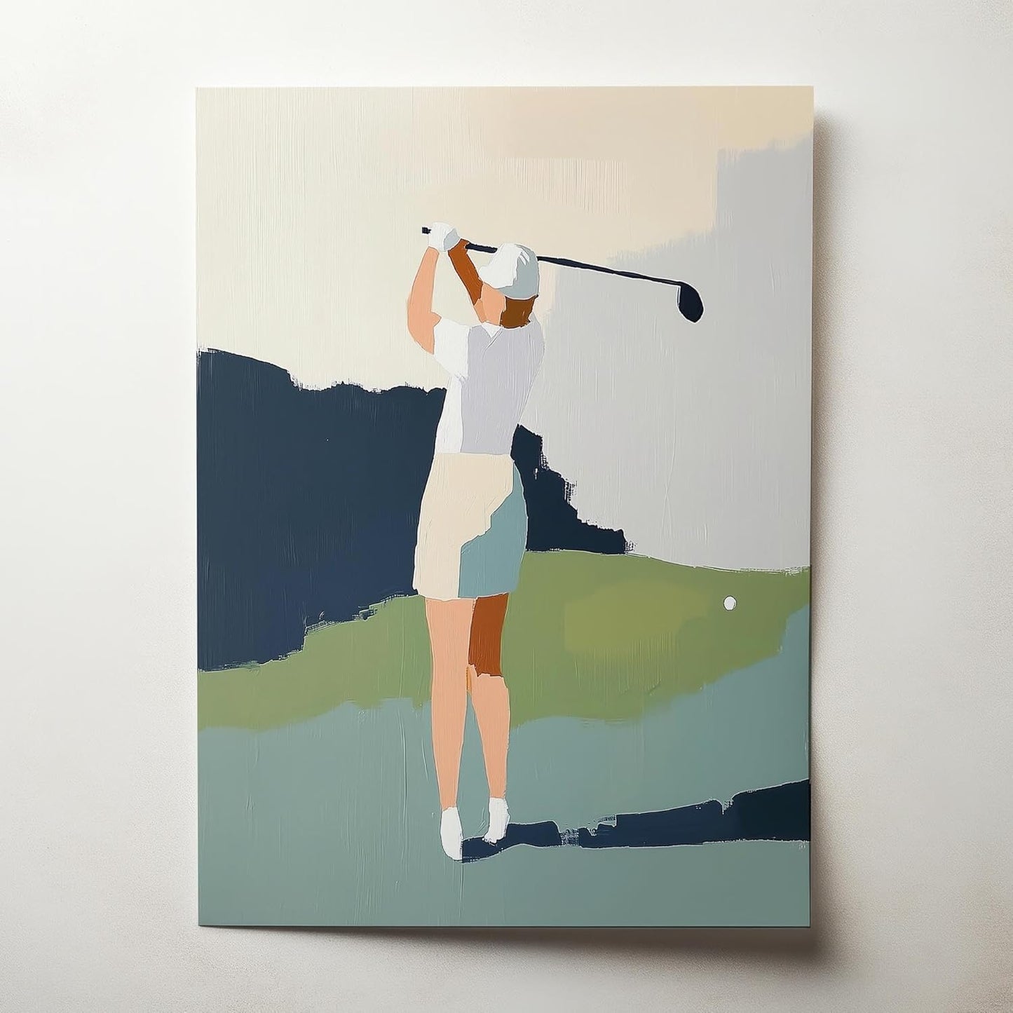 Golf Impressionist Art Print Posters - Premium Giclee Fine Art Prints - Sporty and Sophisticated Home Decor Posters, Golfer Art Prints for Home and Office Decor - Vintage Aesthetic, Ready to Frame